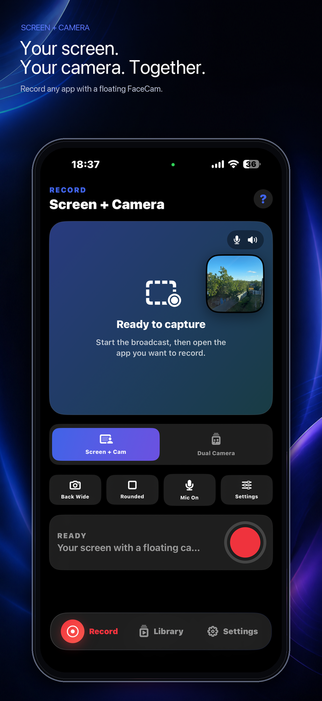 Cam Screen Cast preview